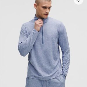 Lululemon Men’s Soft Jersey Half Zip - Blue L